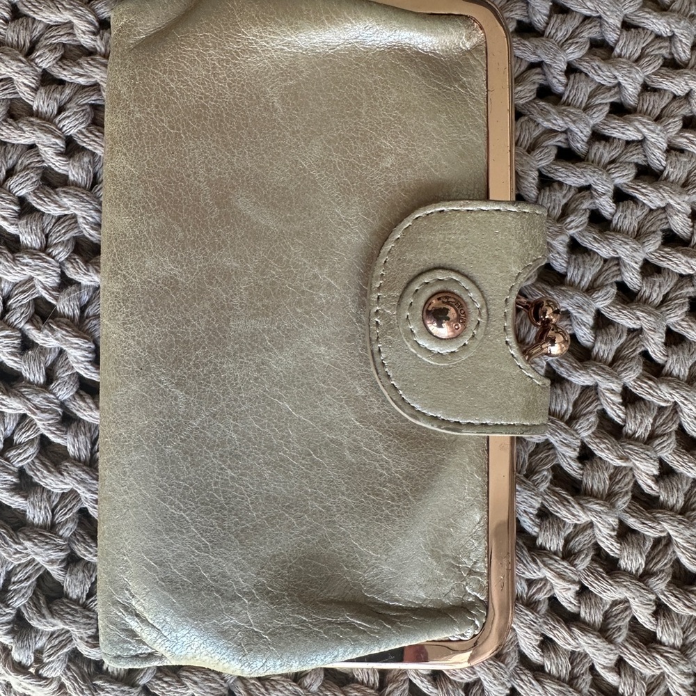 HOBO Shimmering Silver Wallet